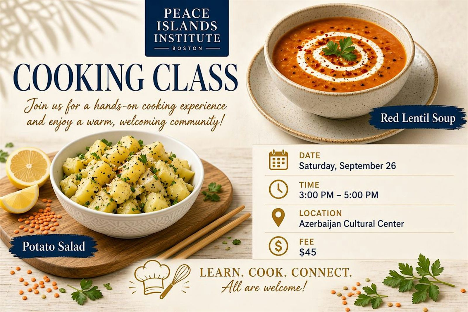 Flavors Without Borders: A Multicultural Cooking Class Series