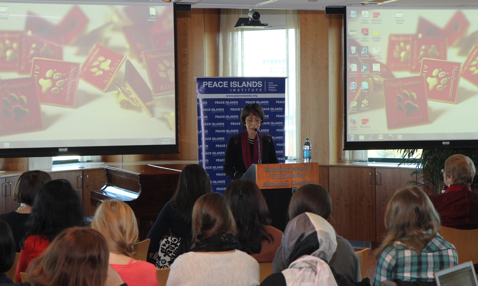 Advocacy presentation at Peace Islands Institute