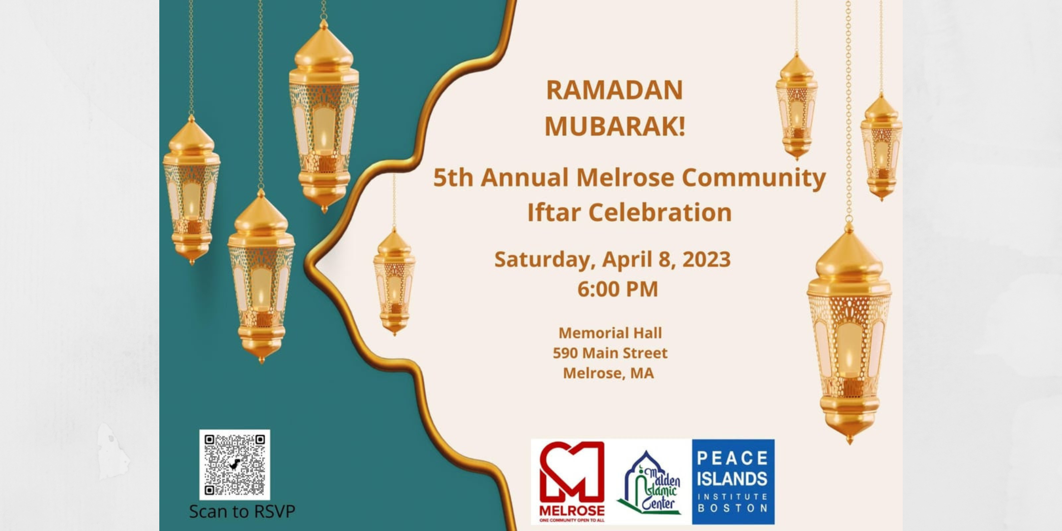 5th Annual Melrose Community Iftar Celebration